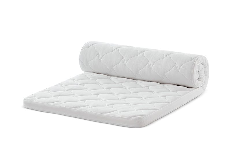 Lama Hvid Strik - Kerne: 40 mm memory foam - Topmadras