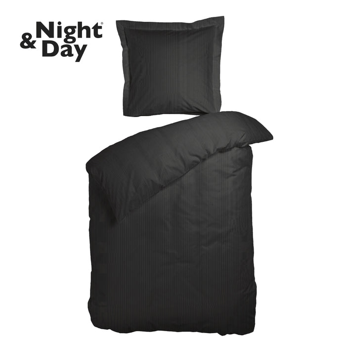 Night & RAIE sengesæt – Black/Grey